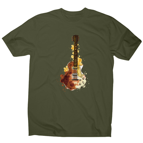 Watercolor guitar men's t-shirt - Graphic Gear