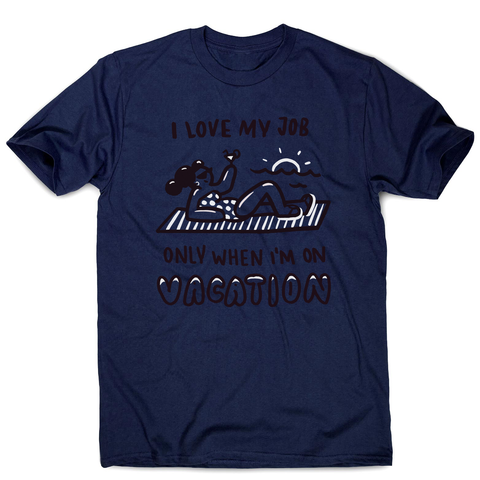 Vacation doodle text men's t-shirt - Graphic Gear