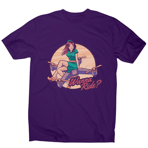 Drone girl quote men's t-shirt - Graphic Gear