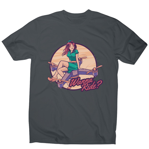 Drone girl quote men's t-shirt - Graphic Gear
