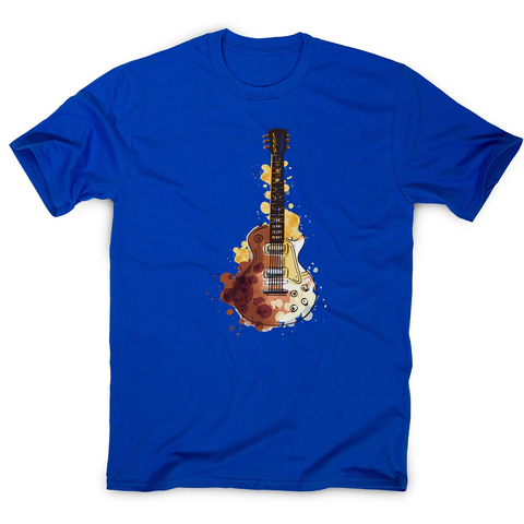 Watercolor guitar men's t-shirt - Graphic Gear