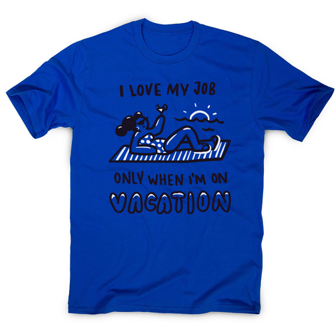 Vacation doodle text men's t-shirt - Graphic Gear