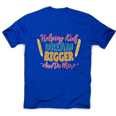 Teacher lettering text men's t-shirt - Graphic Gear