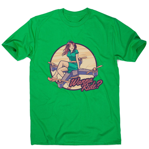 Drone girl quote men's t-shirt - Graphic Gear