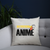 Shy anime quote cushion cover pillowcase linen home decor - Graphic Gear
