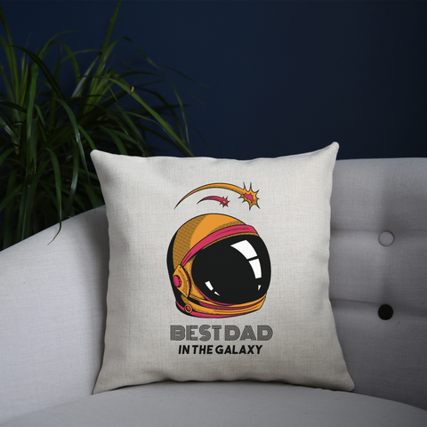 Best dad in galaxy cushion cover pillowcase linen home decor - Graphic Gear