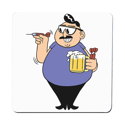 Darts player coaster drink mat - Graphic Gear