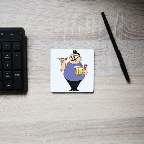 Darts player coaster drink mat - Graphic Gear