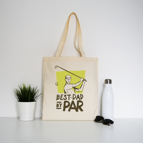 Best dad golf tote bag canvas shopping - Graphic Gear