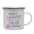 Choose yourself quote enamel camping mug outdoor cup colors - Graphic Gear