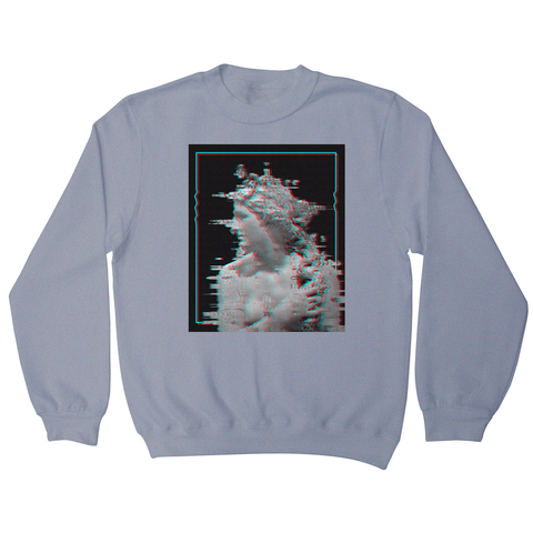 Glitch statue sweatshirt - Graphic Gear
