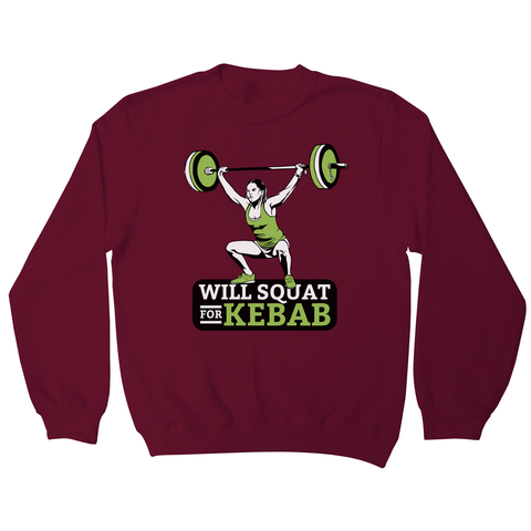 Squat for kebab sweatshirt - Graphic Gear