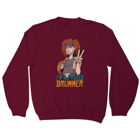 Proud drummer sweatshirt - Graphic Gear