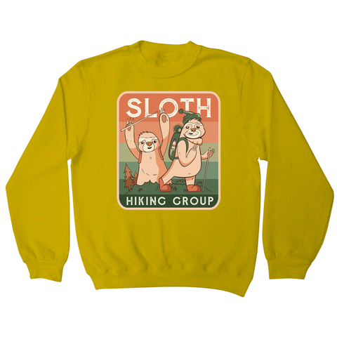 Sloth hiking club sweatshirt - Graphic Gear