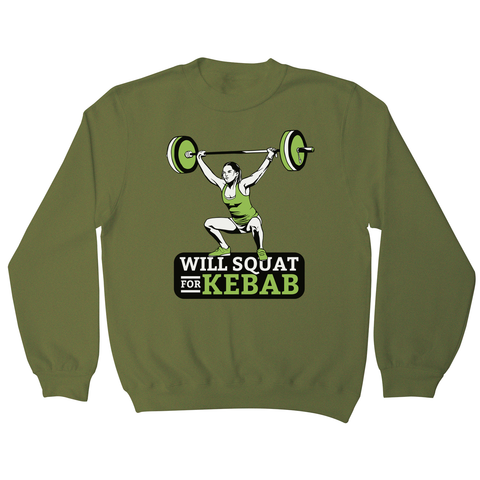 Squat for kebab sweatshirt - Graphic Gear