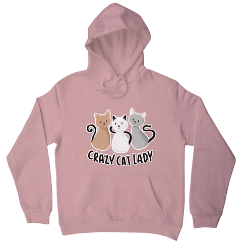 Crazy cat lady hoodie - Graphic Gear