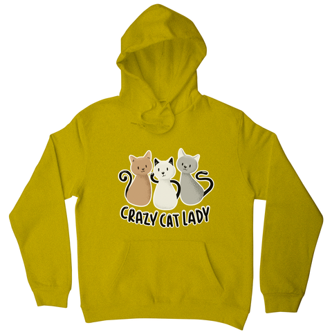 Crazy cat lady hoodie - Graphic Gear