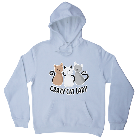 Crazy cat lady hoodie - Graphic Gear