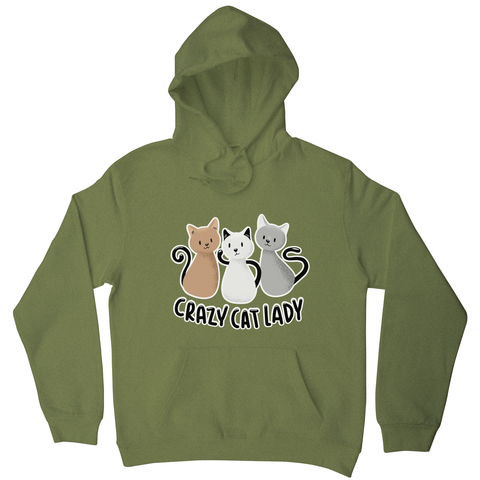 Crazy cat lady hoodie - Graphic Gear