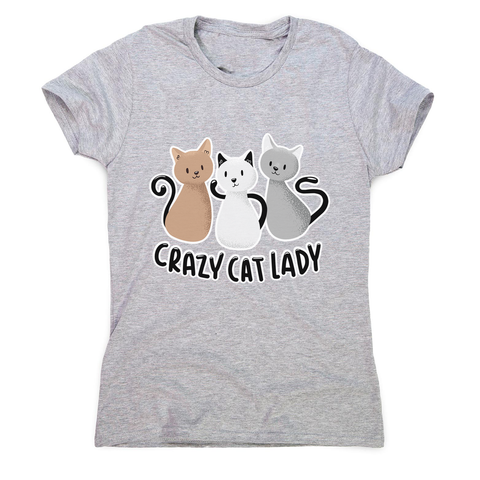 Crazy cat lady women's t-shirt - Graphic Gear