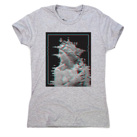 Glitch statue women's t-shirt - Graphic Gear