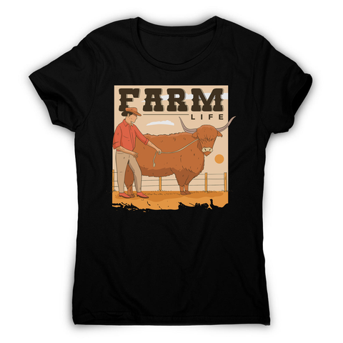 Farm life quote women's t-shirt - Graphic Gear