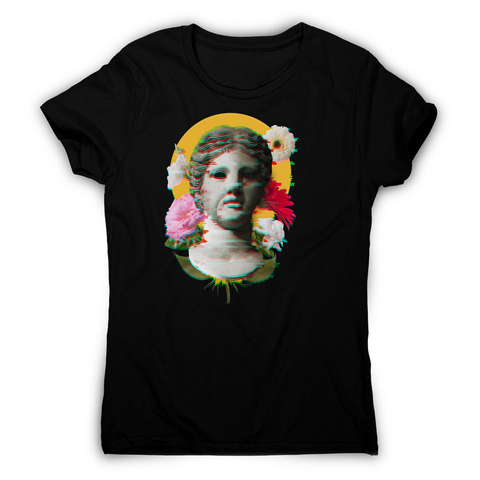 Woman statue glitch women's t-shirt - Graphic Gear