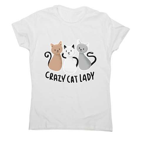 Crazy cat lady women's t-shirt - Graphic Gear