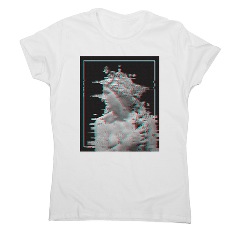 Glitch statue women's t-shirt - Graphic Gear
