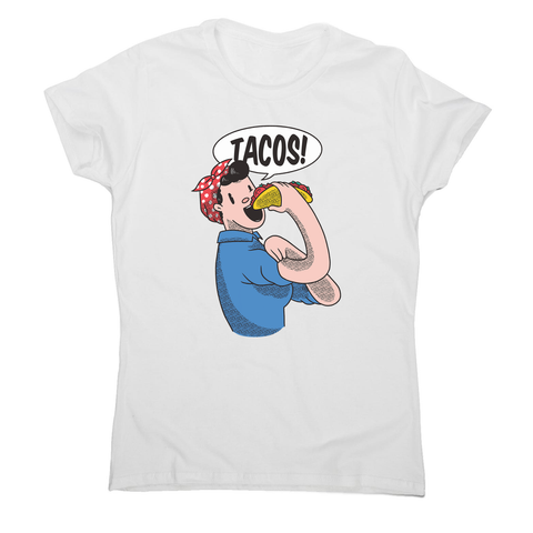 Tacos riverter girl women's t-shirt - Graphic Gear