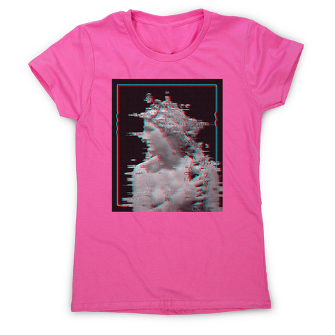 Glitch statue women's t-shirt - Graphic Gear