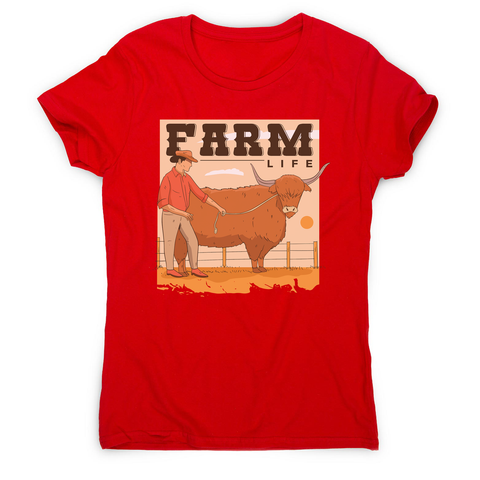 Farm life quote women's t-shirt - Graphic Gear
