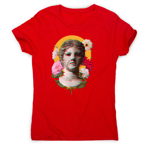 Woman statue glitch women's t-shirt - Graphic Gear