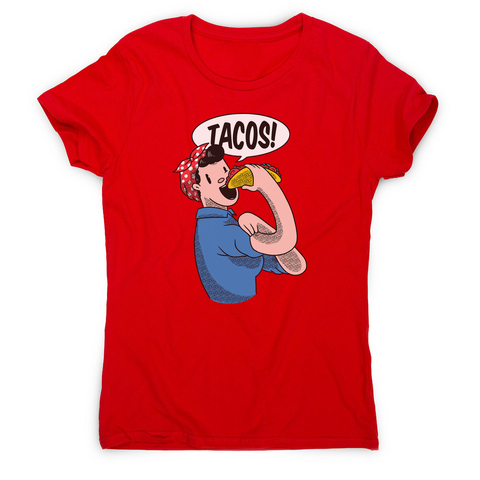 Tacos riverter girl women's t-shirt - Graphic Gear
