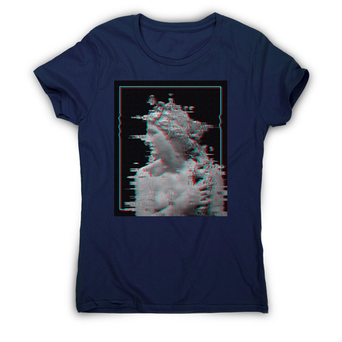 Glitch statue women's t-shirt - Graphic Gear