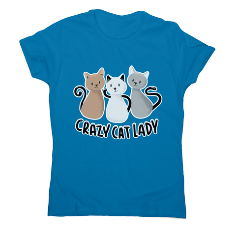Crazy cat lady women's t-shirt - Graphic Gear