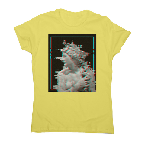 Glitch statue women's t-shirt - Graphic Gear