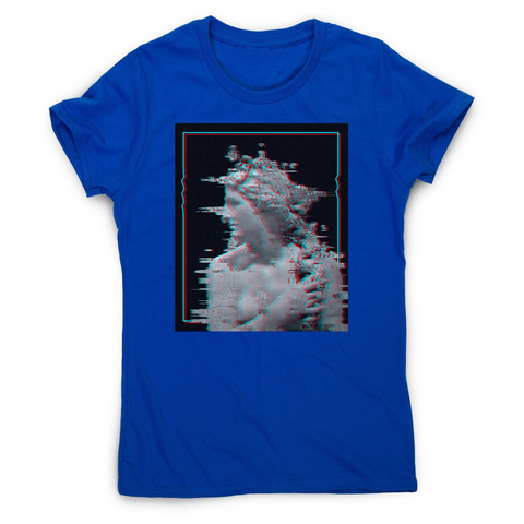 Glitch statue women's t-shirt - Graphic Gear