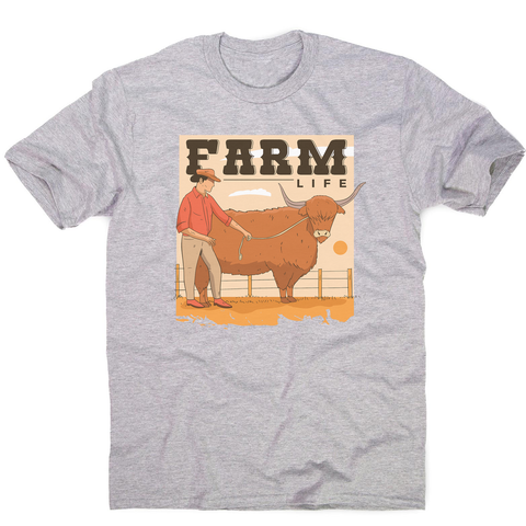 Farm life quote men's t-shirt - Graphic Gear
