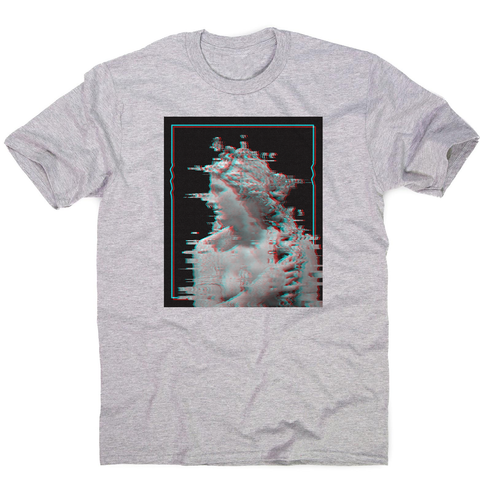 Glitch statue men's t-shirt - Graphic Gear