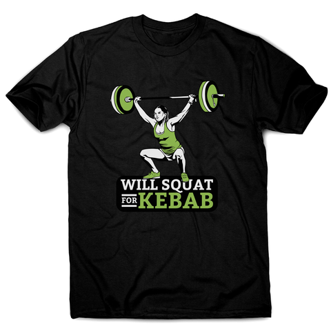 Squat for kebab men's t-shirt - Graphic Gear