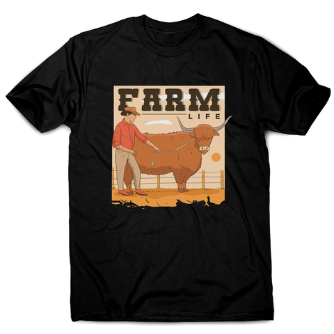 Farm life quote men's t-shirt - Graphic Gear