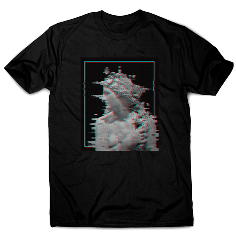 Glitch statue men's t-shirt - Graphic Gear
