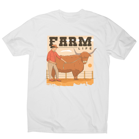 Farm life quote men's t-shirt - Graphic Gear