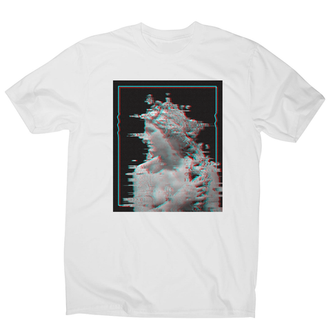 Glitch statue men's t-shirt - Graphic Gear