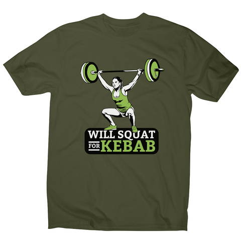 Squat for kebab men's t-shirt - Graphic Gear