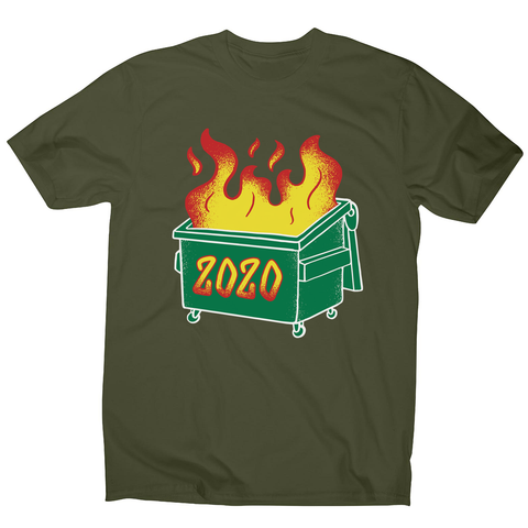 Dumpster fire men's t-shirt - Graphic Gear