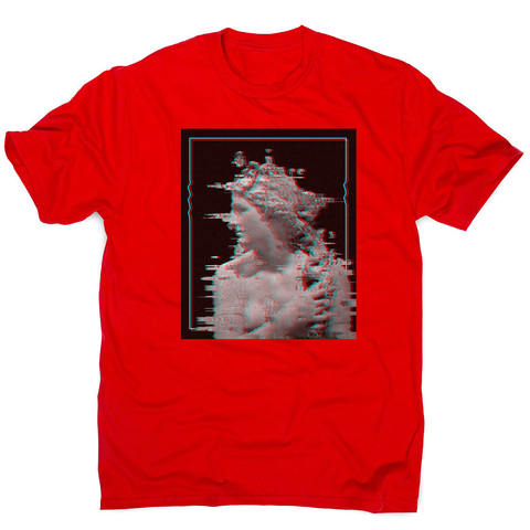 Glitch statue men's t-shirt - Graphic Gear