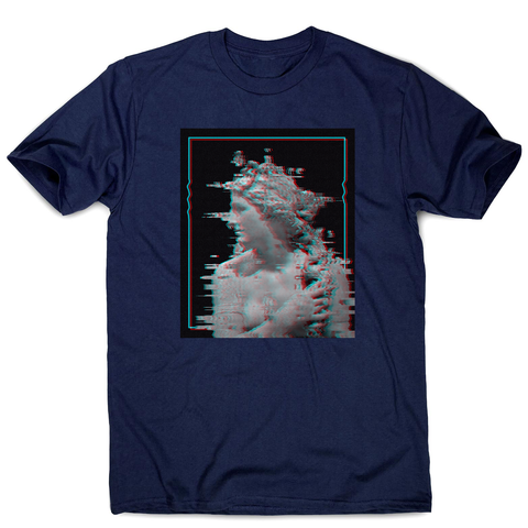 Glitch statue men's t-shirt - Graphic Gear