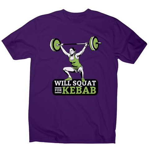 Squat for kebab men's t-shirt - Graphic Gear